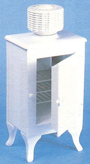Dollhouse Miniature Monitor Top Refrigerator